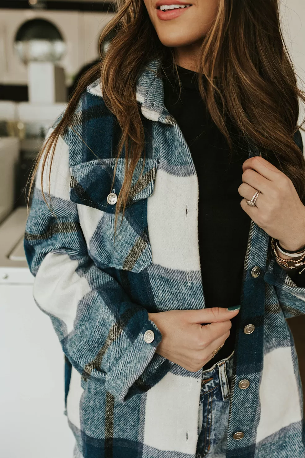 Jackets | MISS SPARKLING Arwin Flannel-Navy