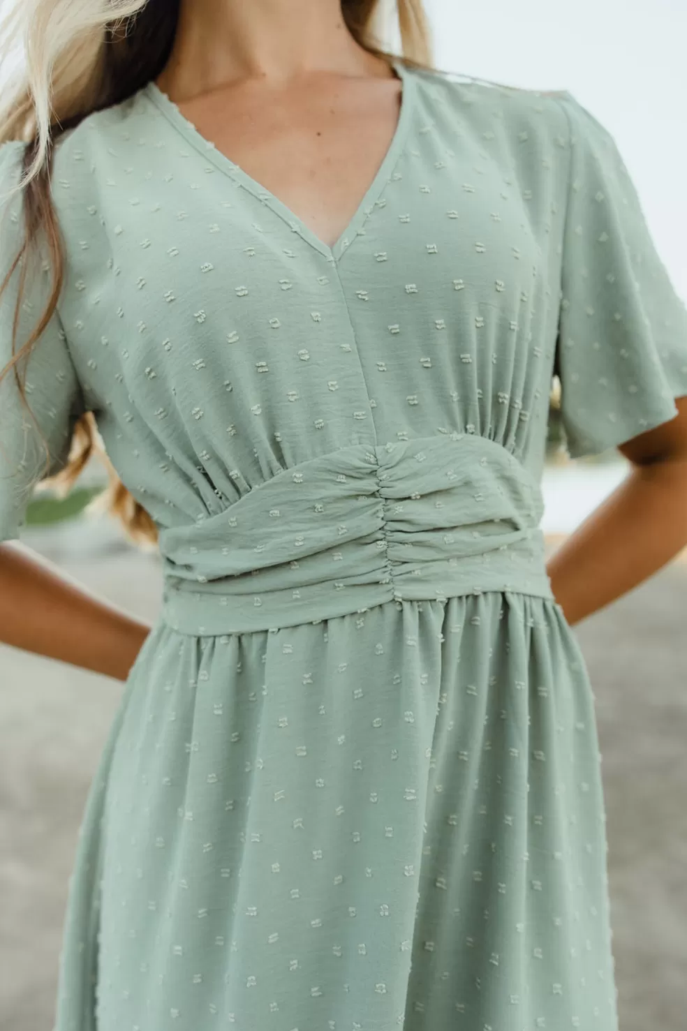 Midi Dresses | Annva USA Atlas Dress-Sage