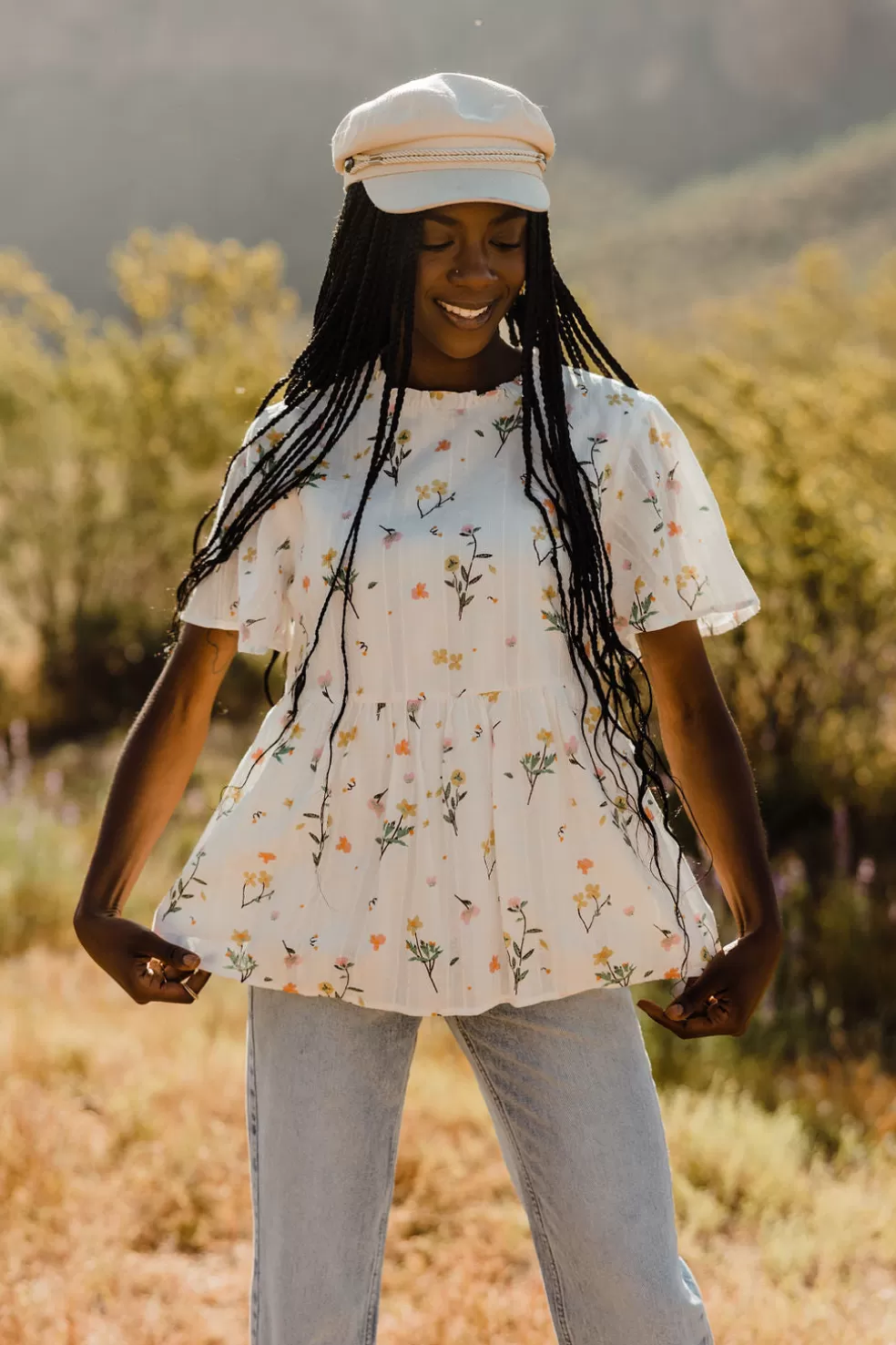 Tees | Roolee Blakely Top-White