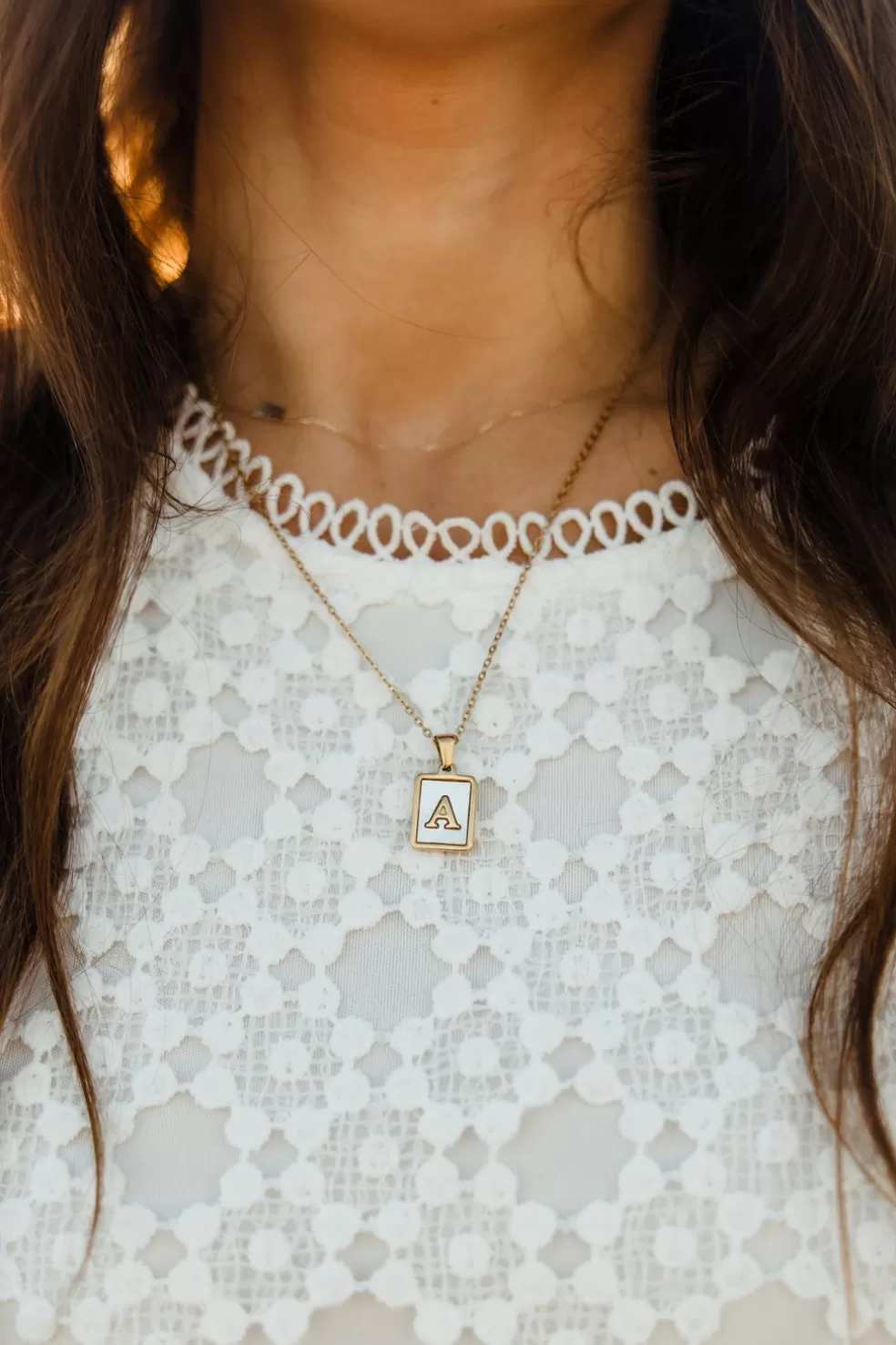 Necklaces | MIA ACCESSORIES Brilee Initial Necklace-Gold