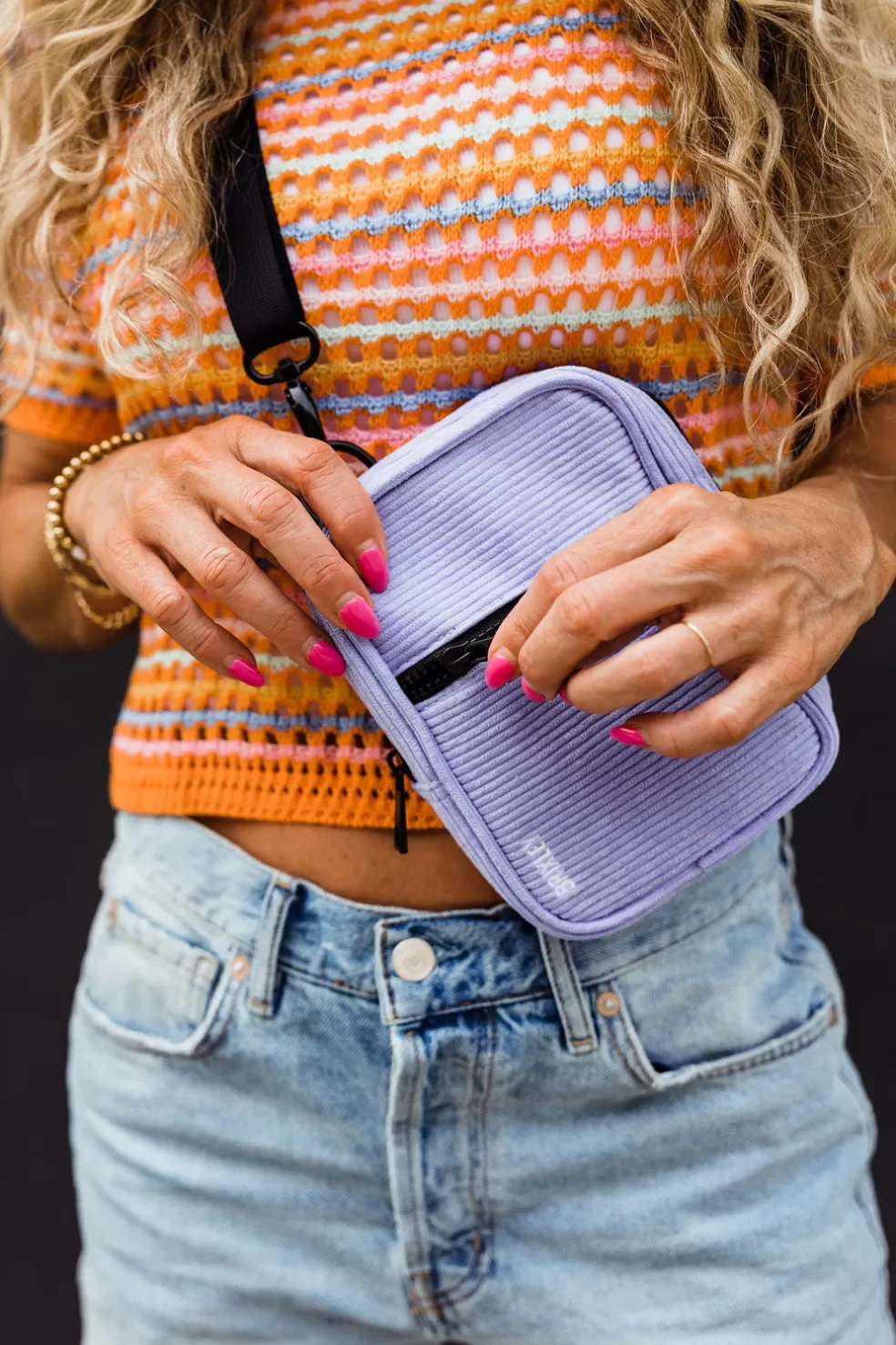 Bags | Brixley Crossbody Sling-Corduroy Violet