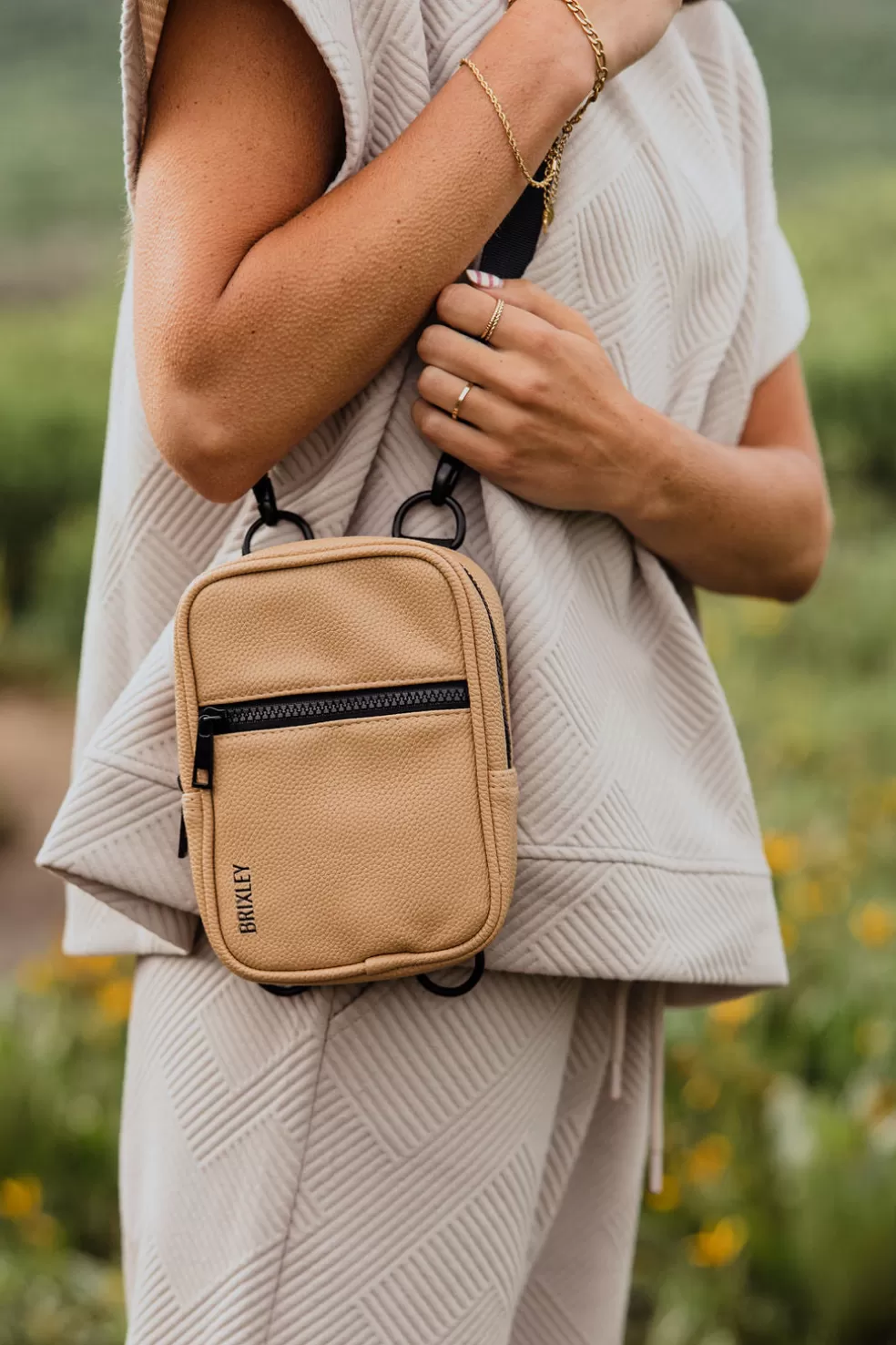 Bags | Brixley Crossbody Sling-Leather Dune