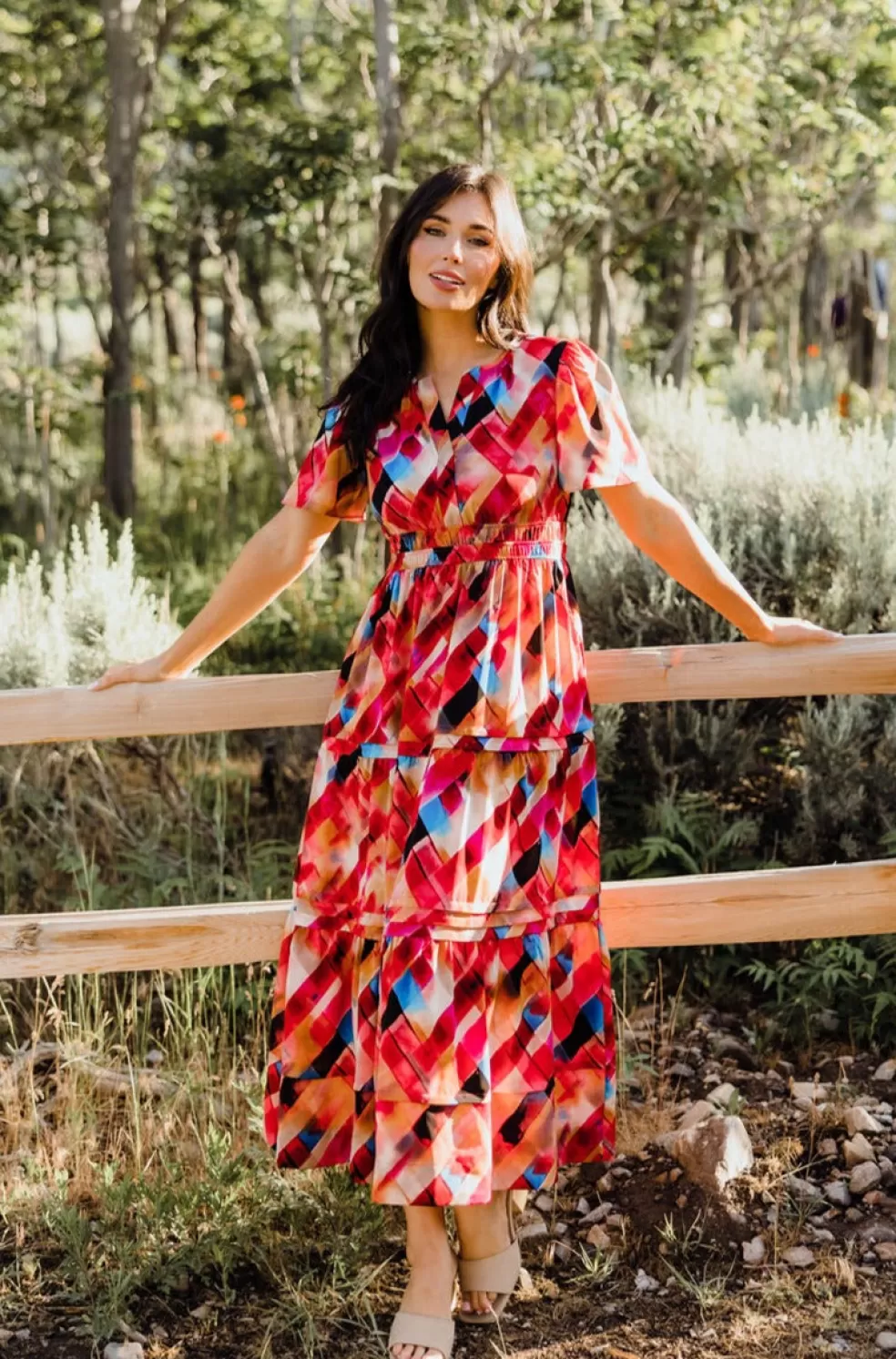 Maxi Dresses | * Caribbean Dress-Red Multi