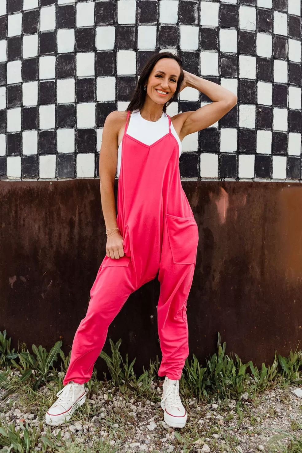 Overalls | Ces Femme Cassie Jumpsuit-Hot Pink