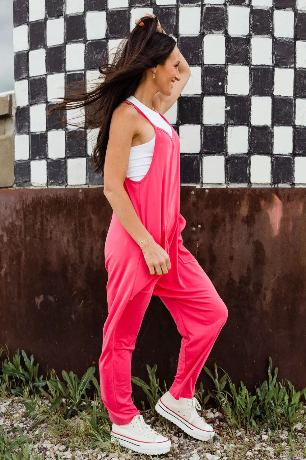 Overalls | Ces Femme Cassie Jumpsuit-Hot Pink