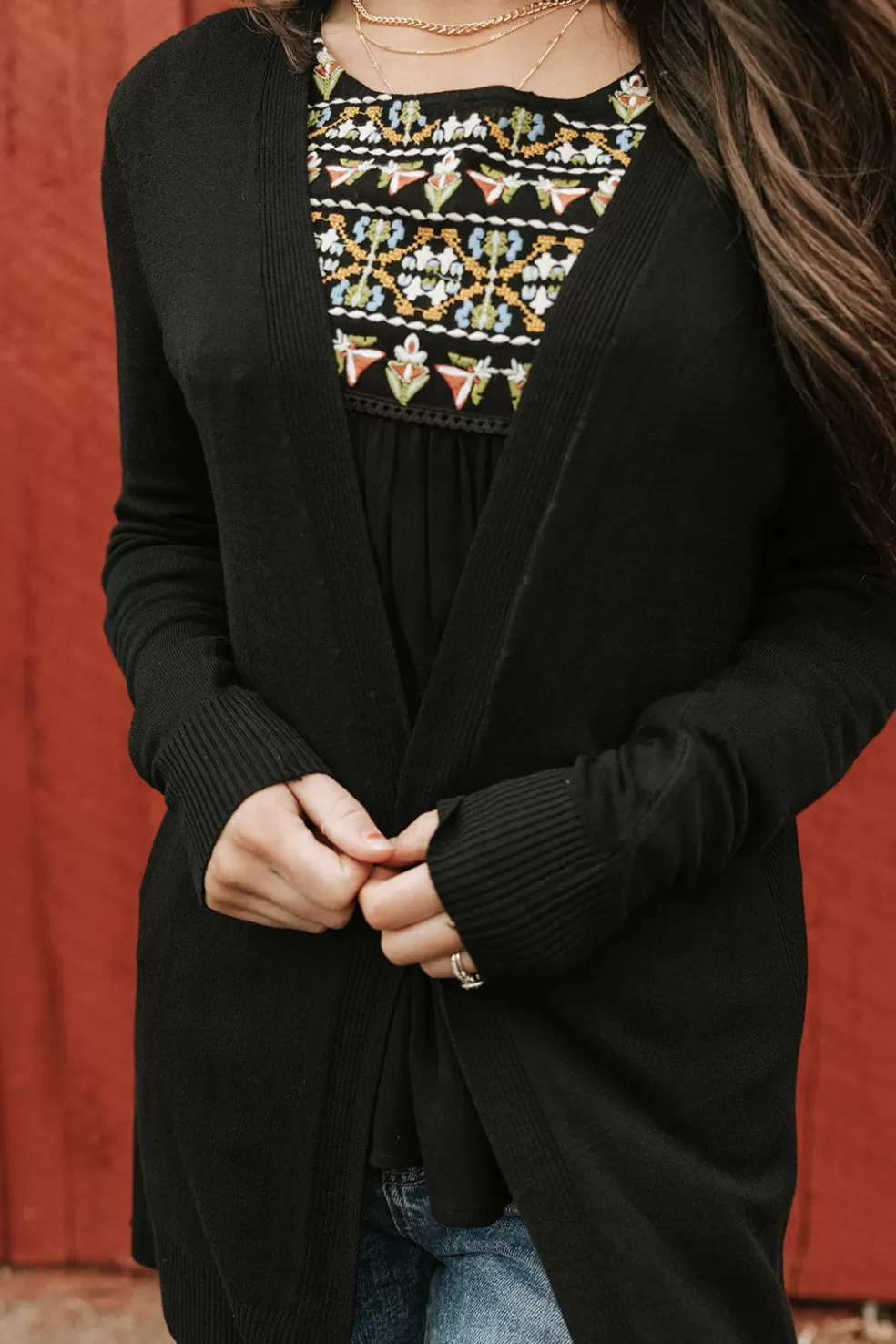 Cardigans | Be Cool Clarabelle Cardigan-Black