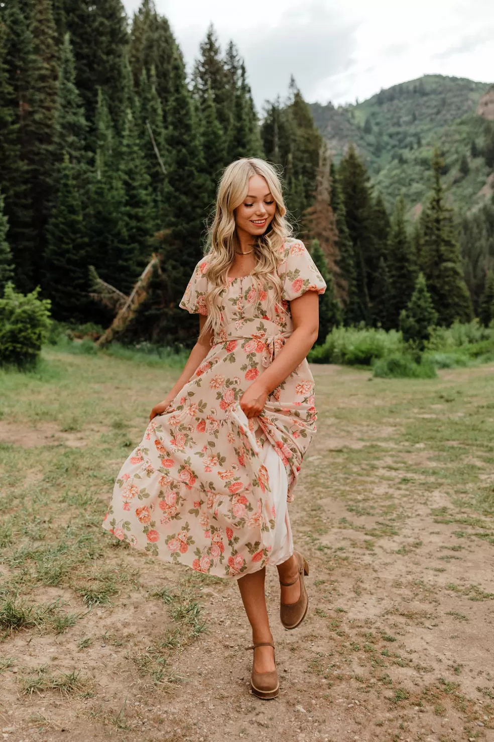 Midi Dresses | Hayden Corinne Dress-Blush