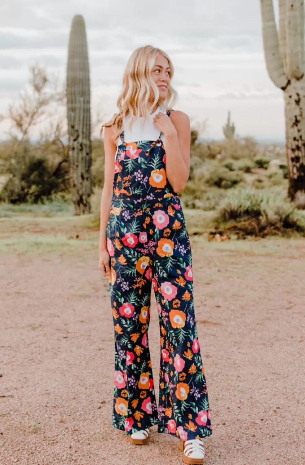 Overalls | &Merci Dazy Love Overalls-Navy Floral