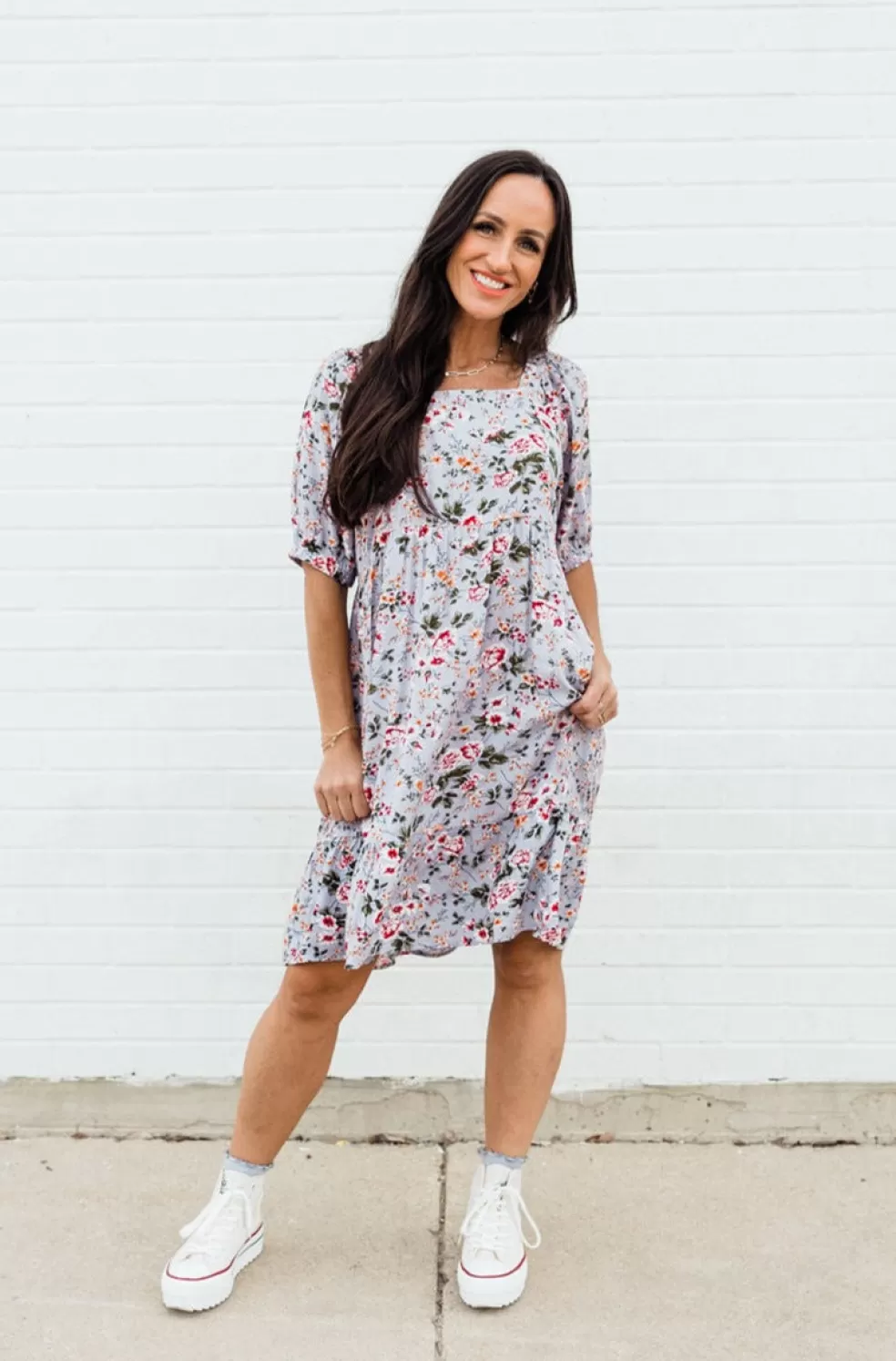 Knee-Length Dresses | * Downtown Memories Dress-Dusty Lilac