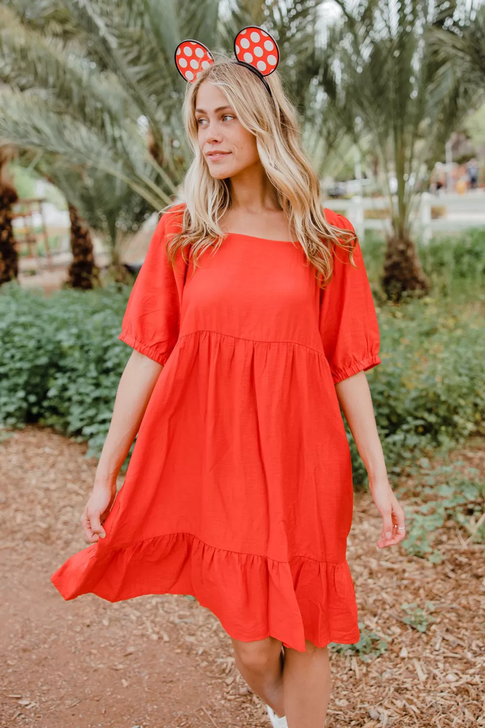 Knee-Length Dresses | * Downtown Memories Dress-Red