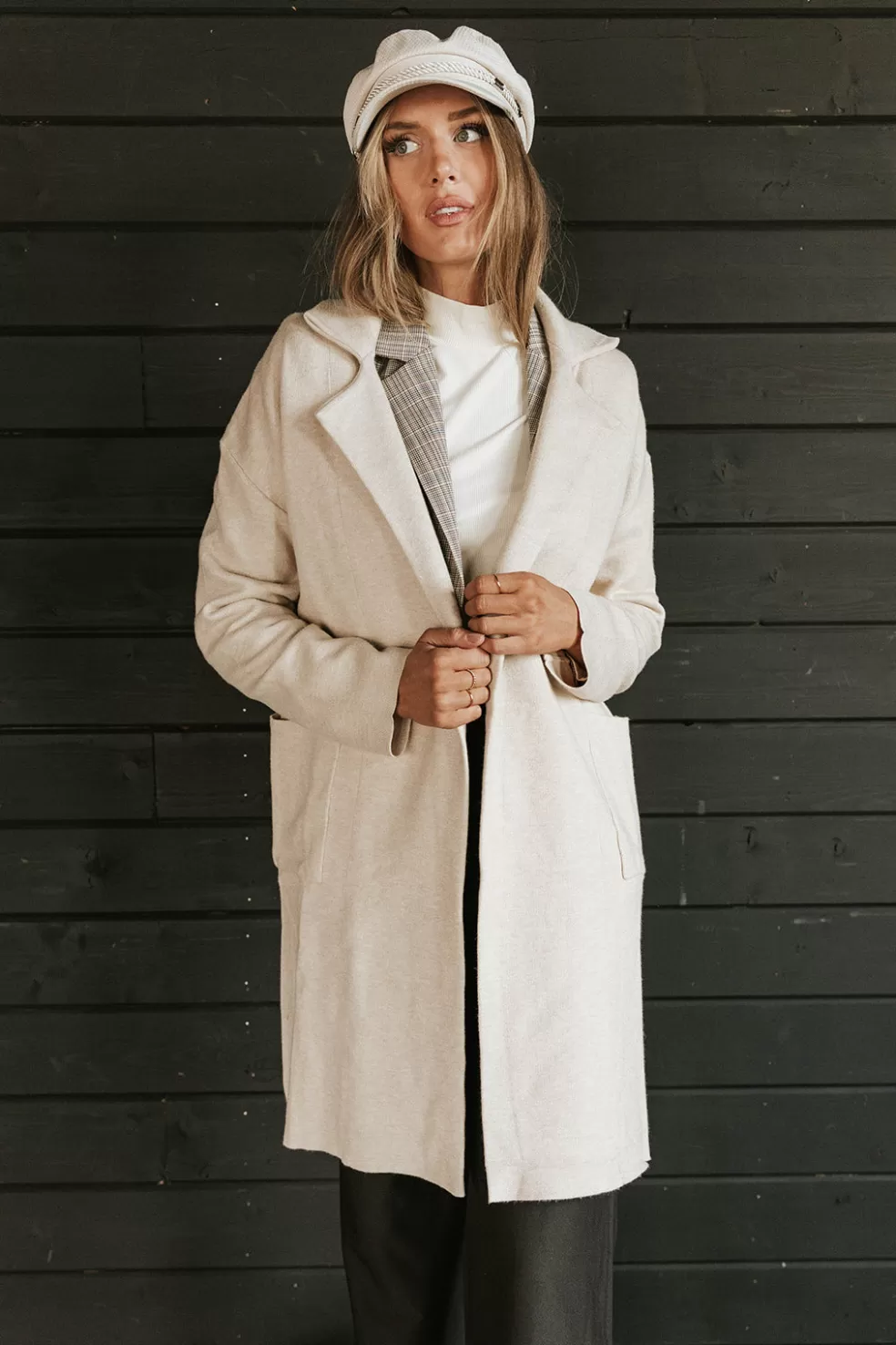 Coats | Tea N Rose Emiko Coat-Beige