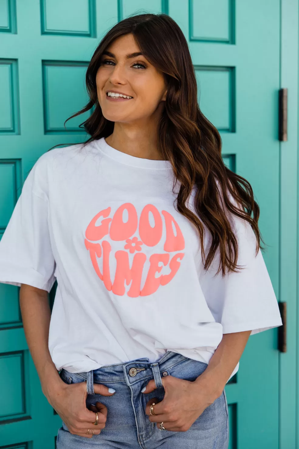 Tees | Sweet Claire Good Times Tee-White