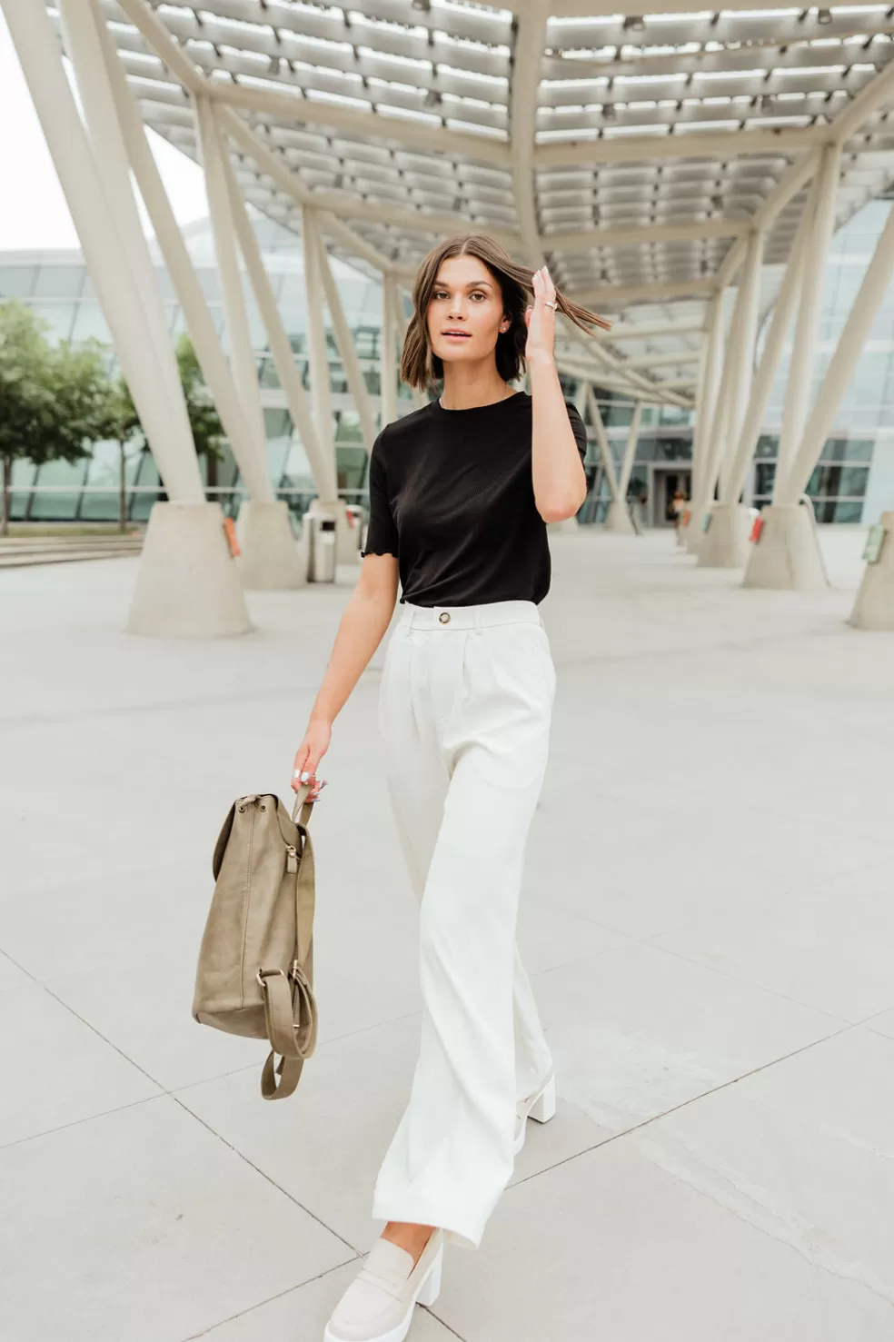 Pants | Aaron & Amber Helena Pants-Off White