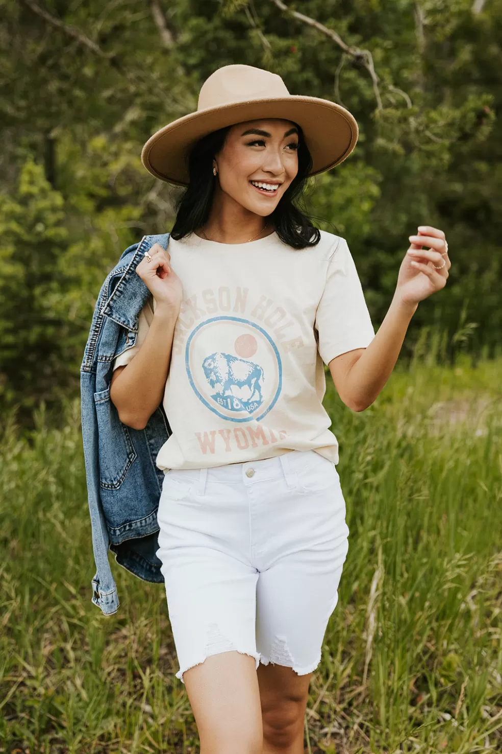 Tees | Mangosteen Jackson Hole Tee-Cream