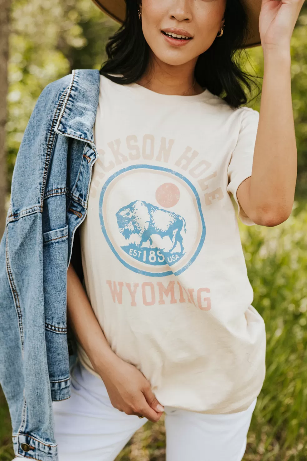 Tees | Mangosteen Jackson Hole Tee-Cream