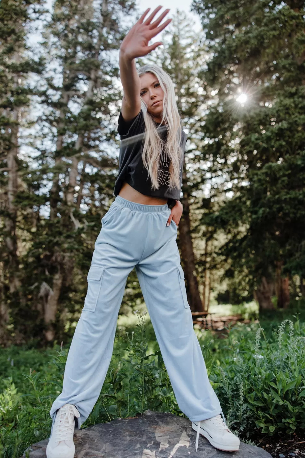 Pants | Hyfve Kianna Pants-Dusty Blue