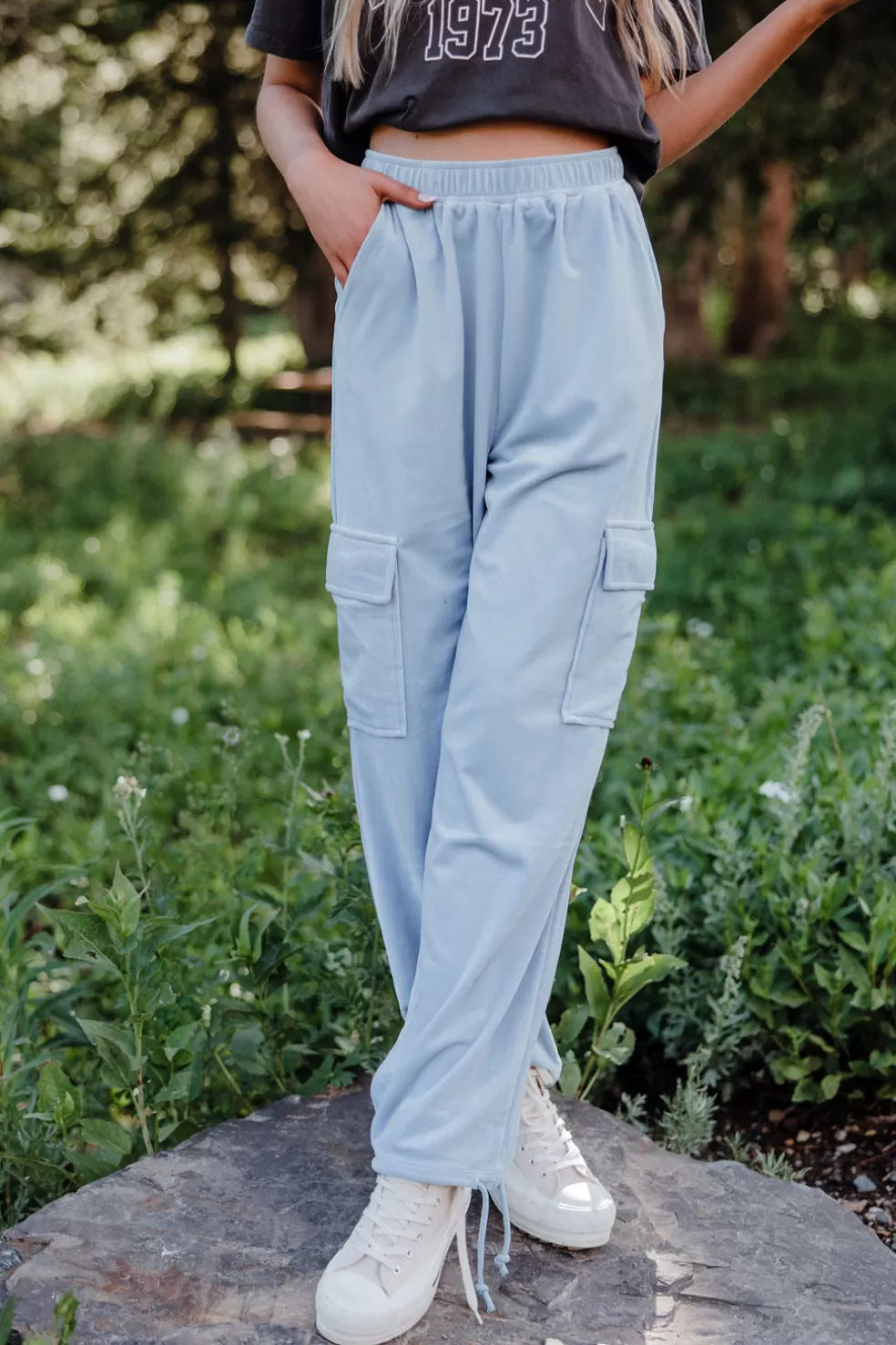 Pants | Hyfve Kianna Pants-Dusty Blue