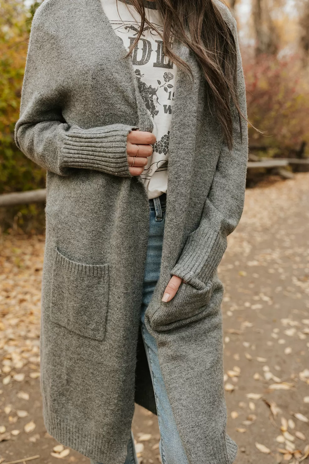 Cardigans | Cielo Kover Cardigan-Heather Grey