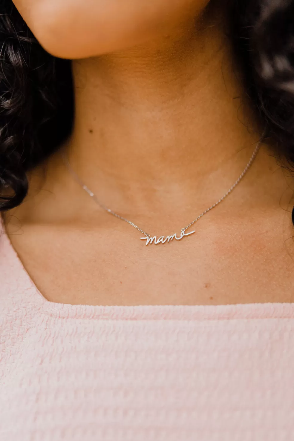 Necklaces | ILLORD Mama Chain Necklace-Silver