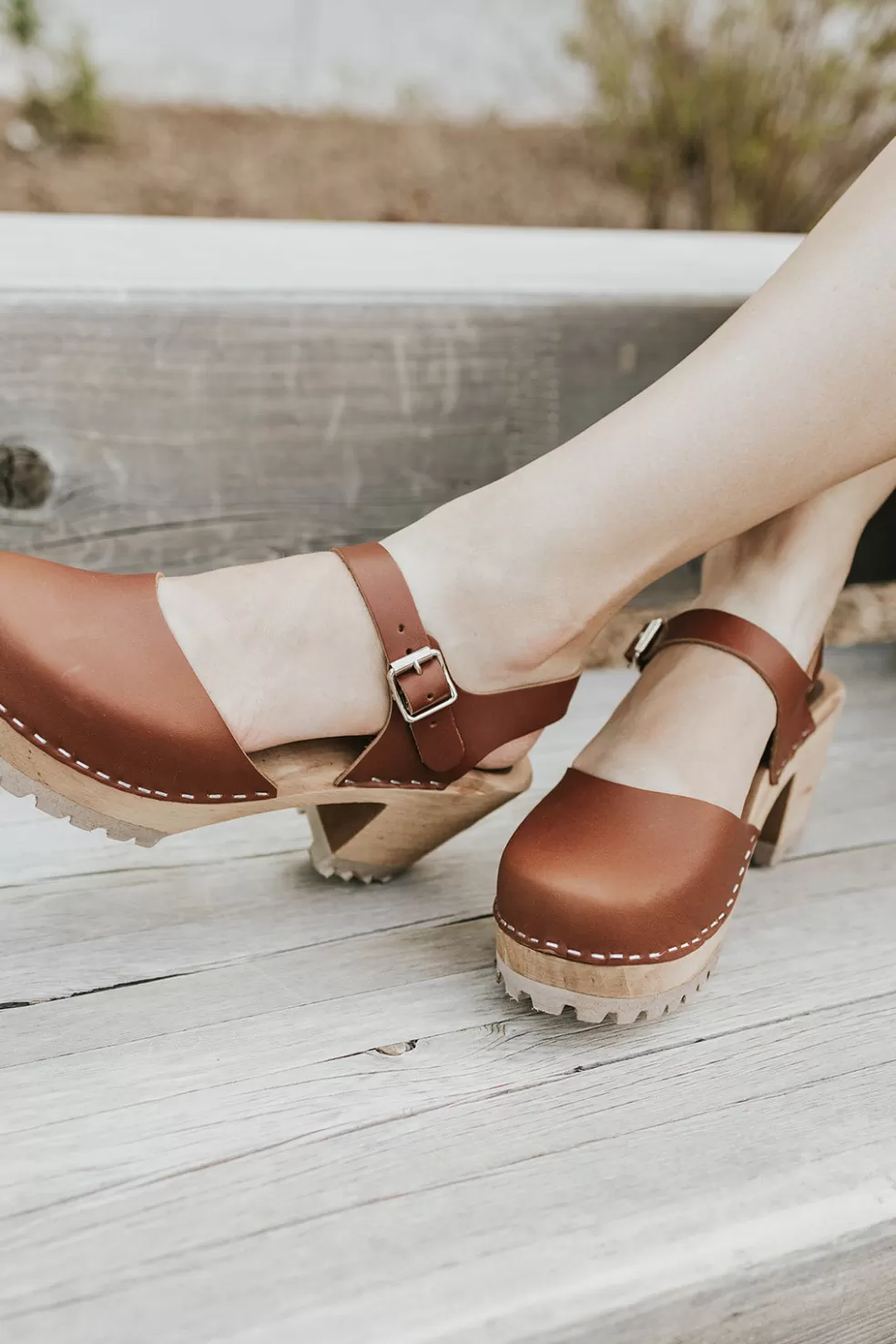 Heels | Mia Abba Clog-Brown