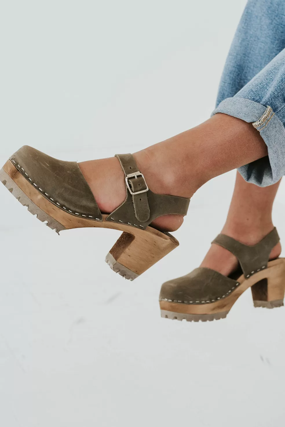 Heels | Olive Ave Mia Abba Clog-Khaki