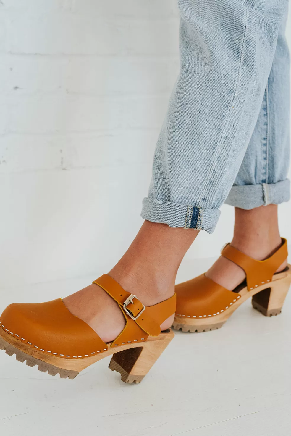 Heels | Mia Abba Clog-Mustard