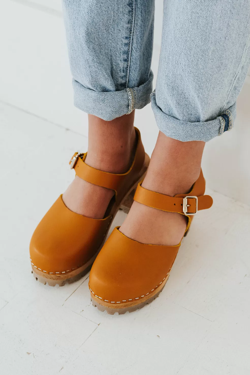 Heels | Mia Abba Clog-Mustard