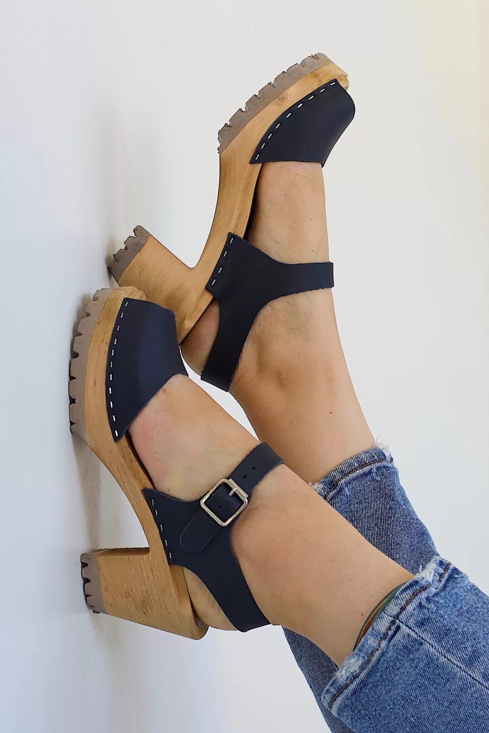 Heels | Mia Greta Clog-Navy