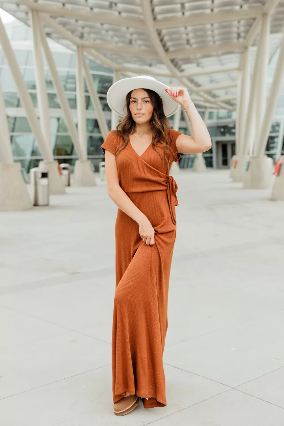 Maxi Dresses | Gilli Montero Dress-Brown