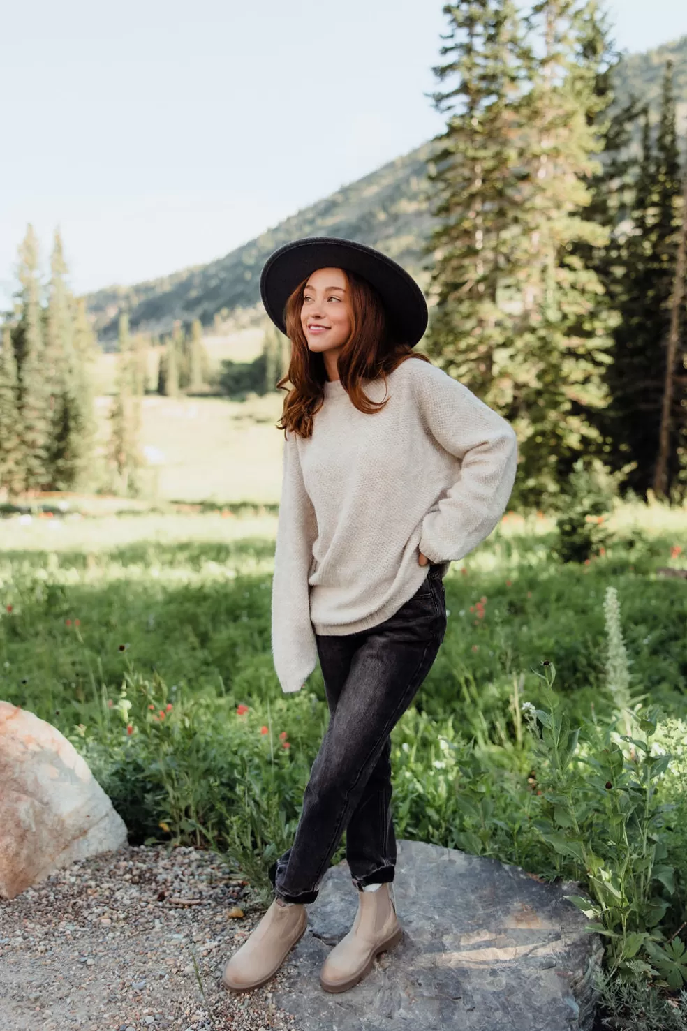 Long Sleeve | Leia&co Murphy Sweater-Oatmeal