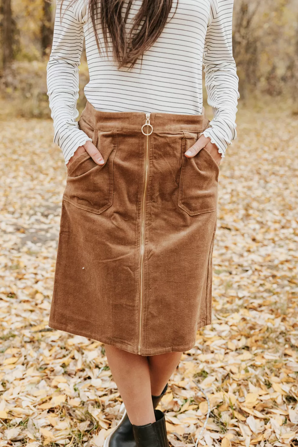 Skirts | * Peri Skirt-Hazelnut