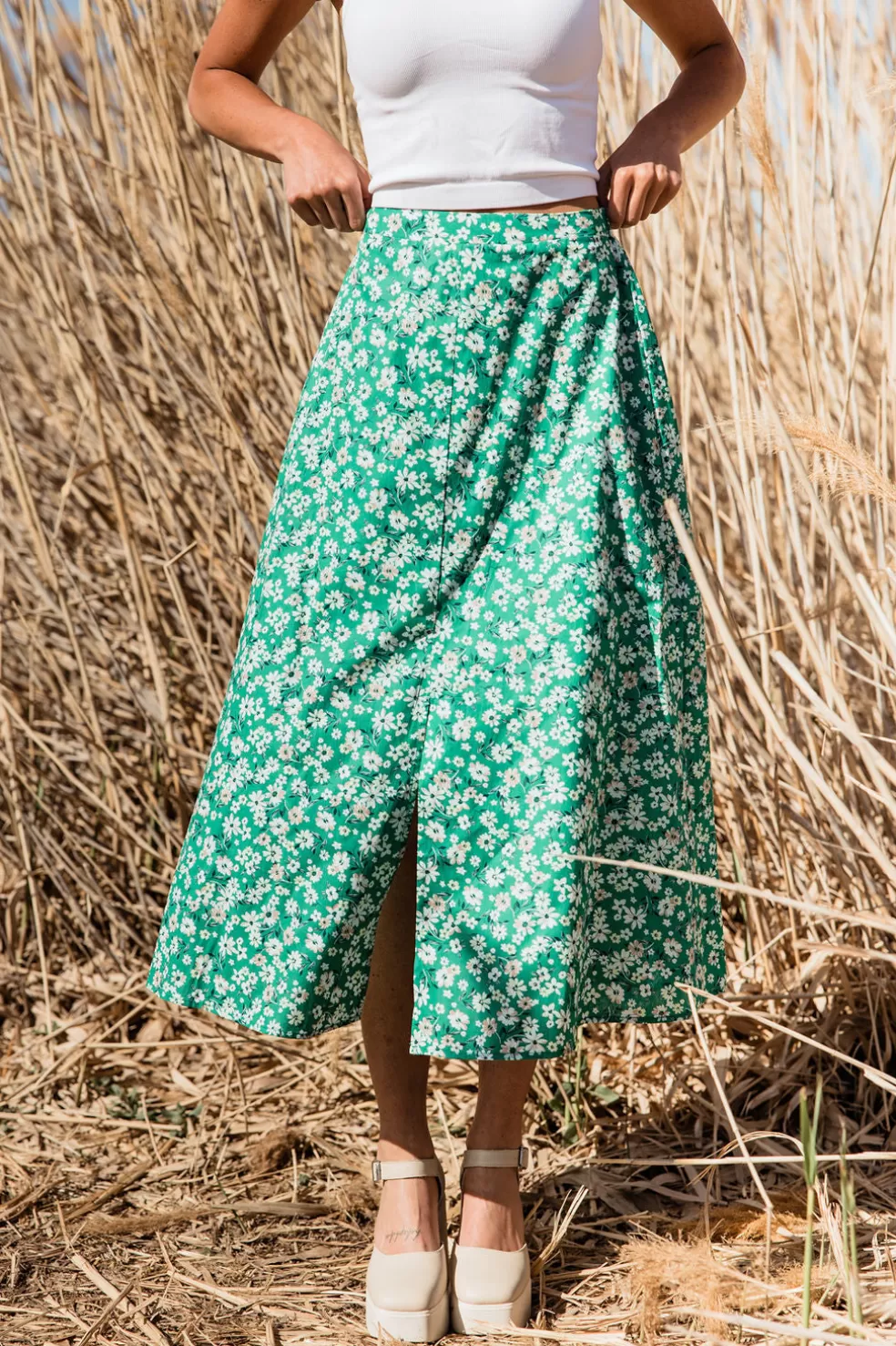 Skirts | Petal Dew Reagan Skirt-Green