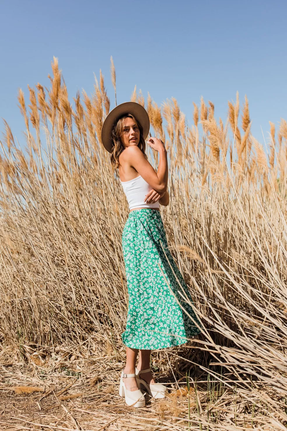 Skirts | Petal Dew Reagan Skirt-Green