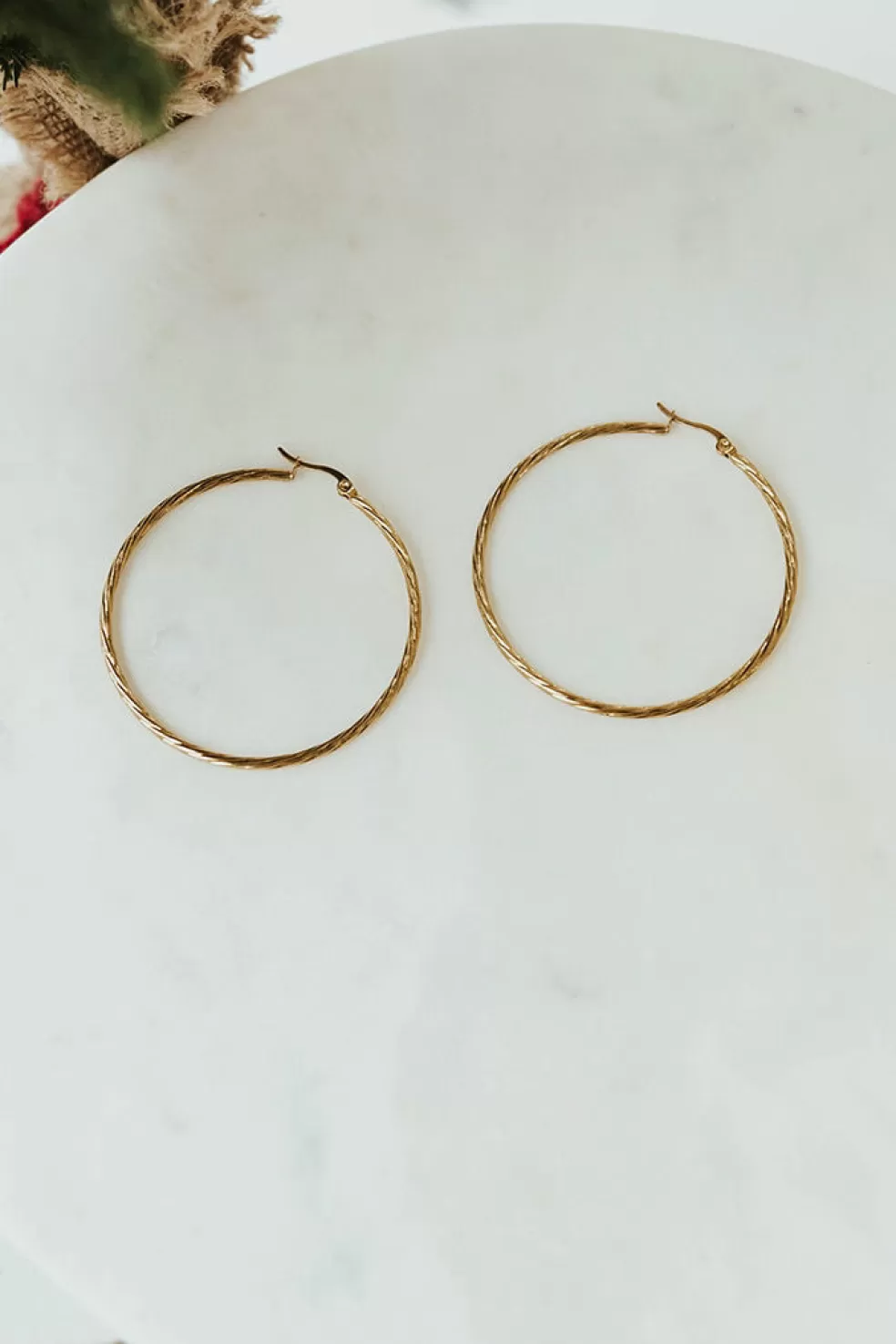 Earrings | Ali Express Rita Hoop Earrings-Gold