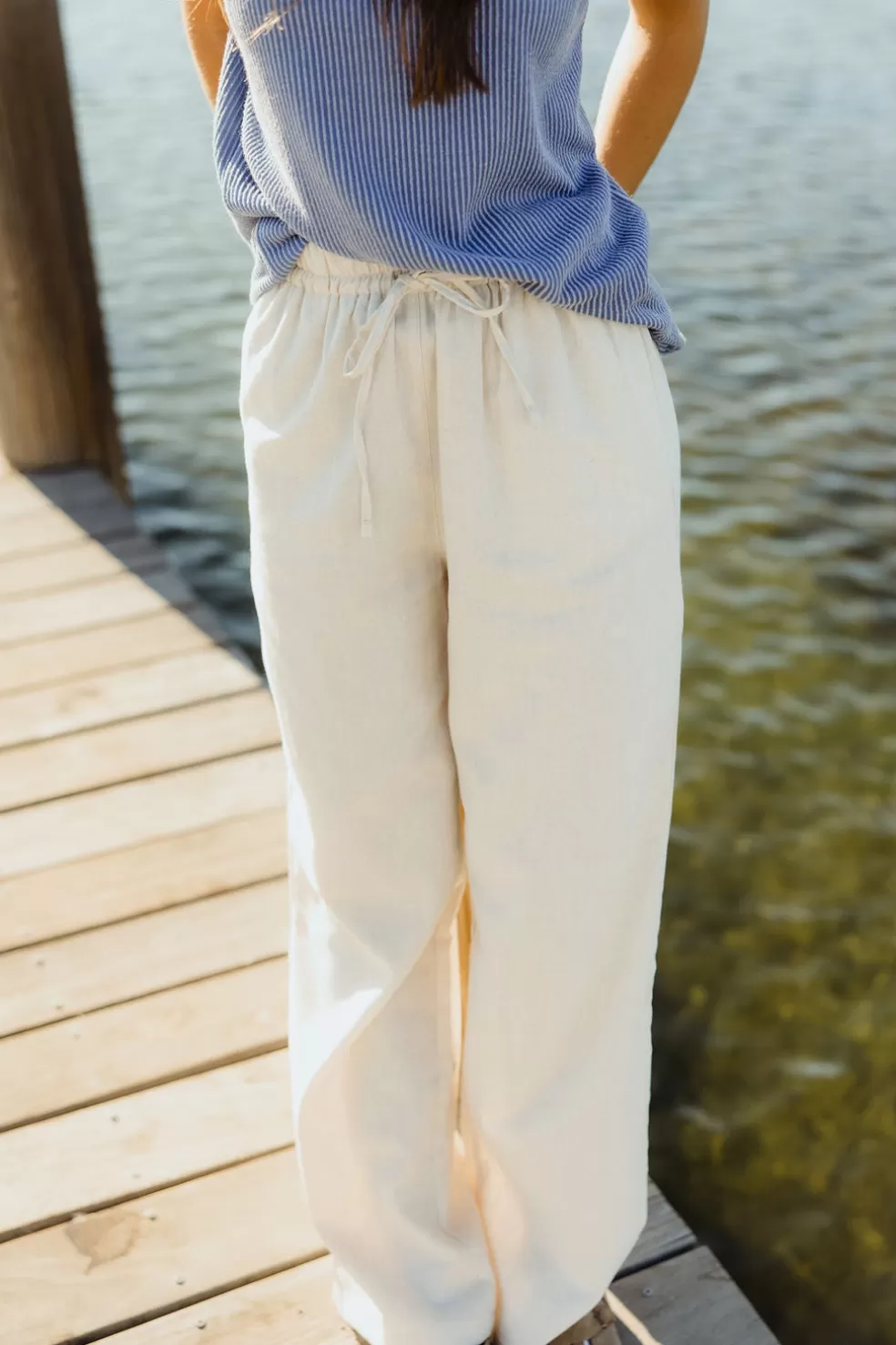 Pants | Shewin Rita Pants-Apricot