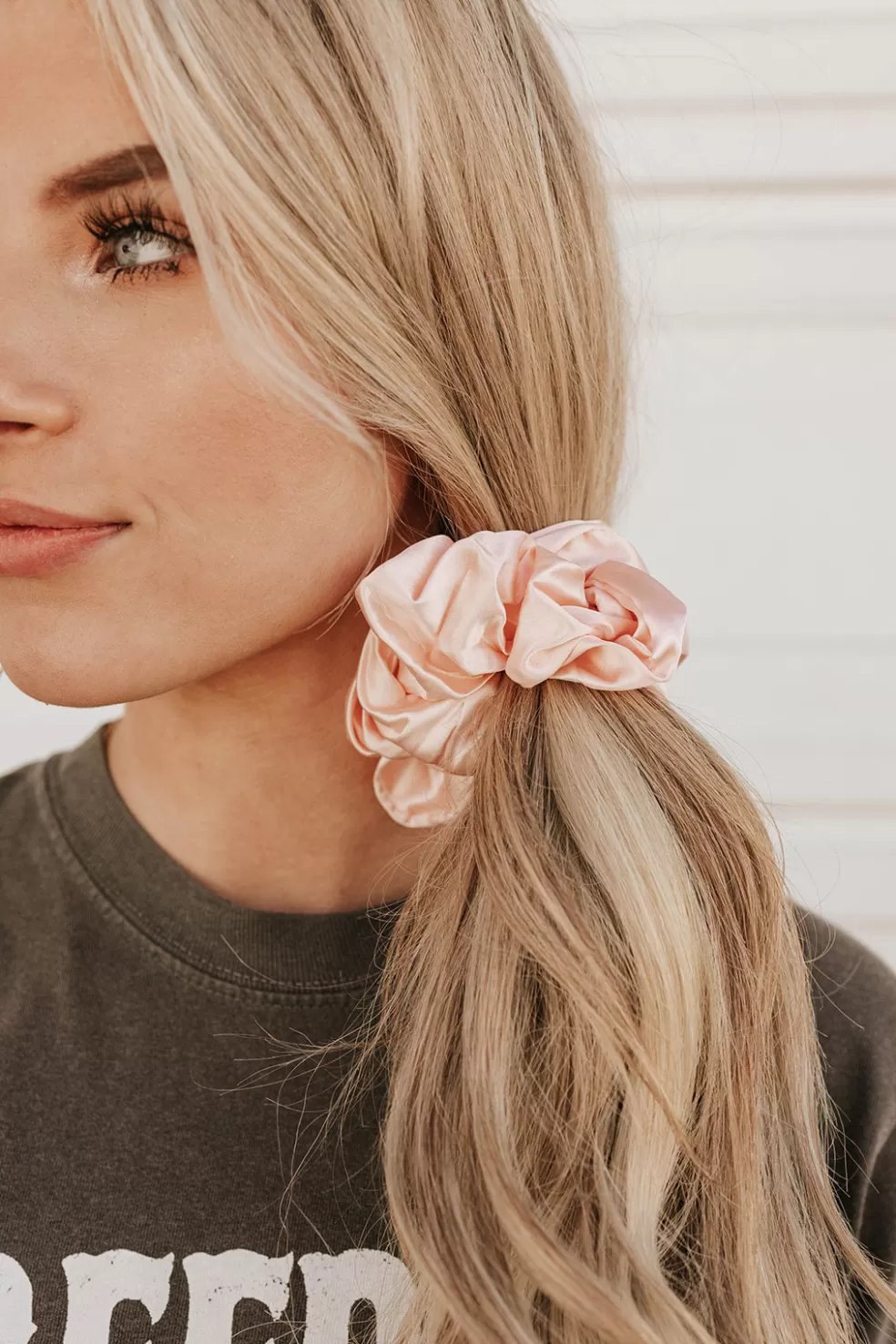 Scrunchies | Ali Express Satin Scrunchie-Baby Pink