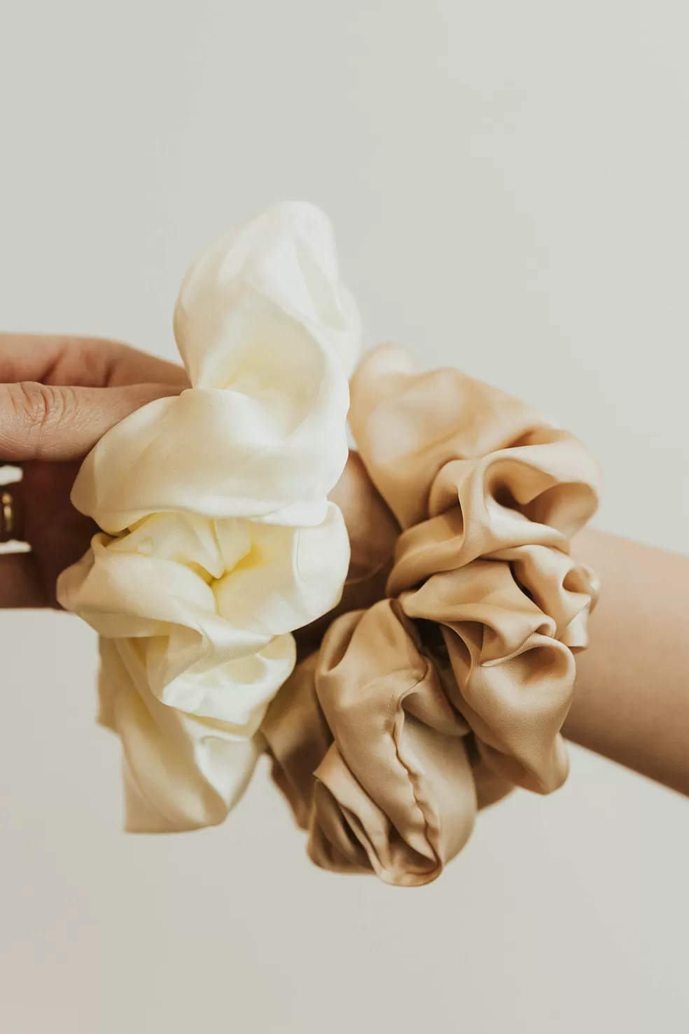 Scrunchies | Ali Express Satin Scrunchie-Pearl