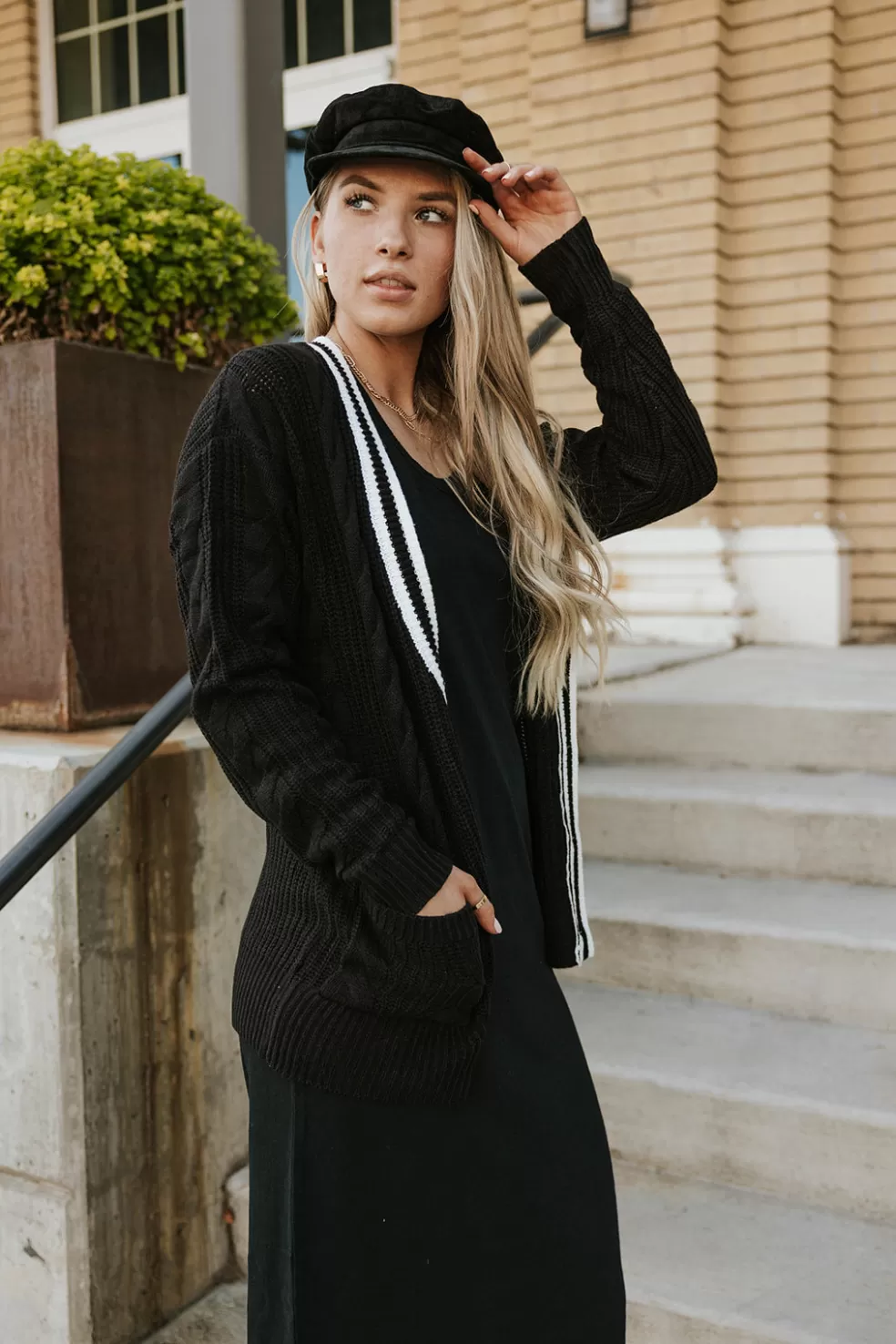 Cardigans | style melody Scottsdale Cardigan-Black