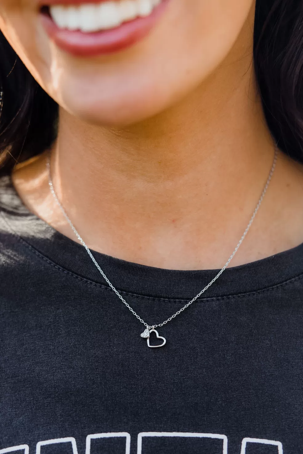 Necklaces | Ali Express Single Heart Necklace-Sterling Silver