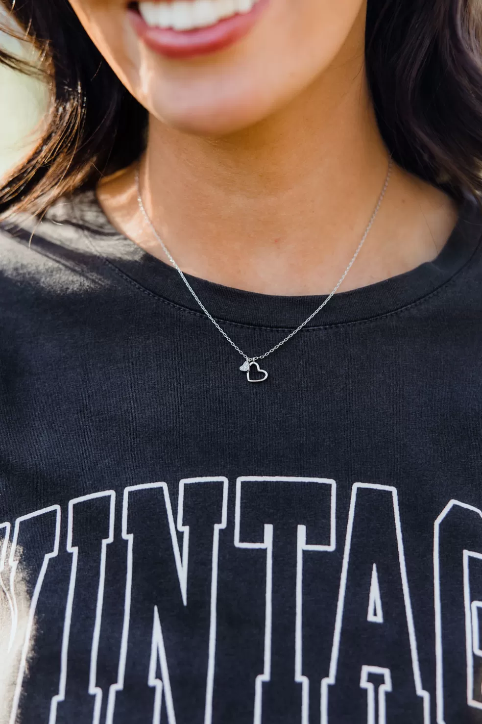 Necklaces | Ali Express Single Heart Necklace-Sterling Silver