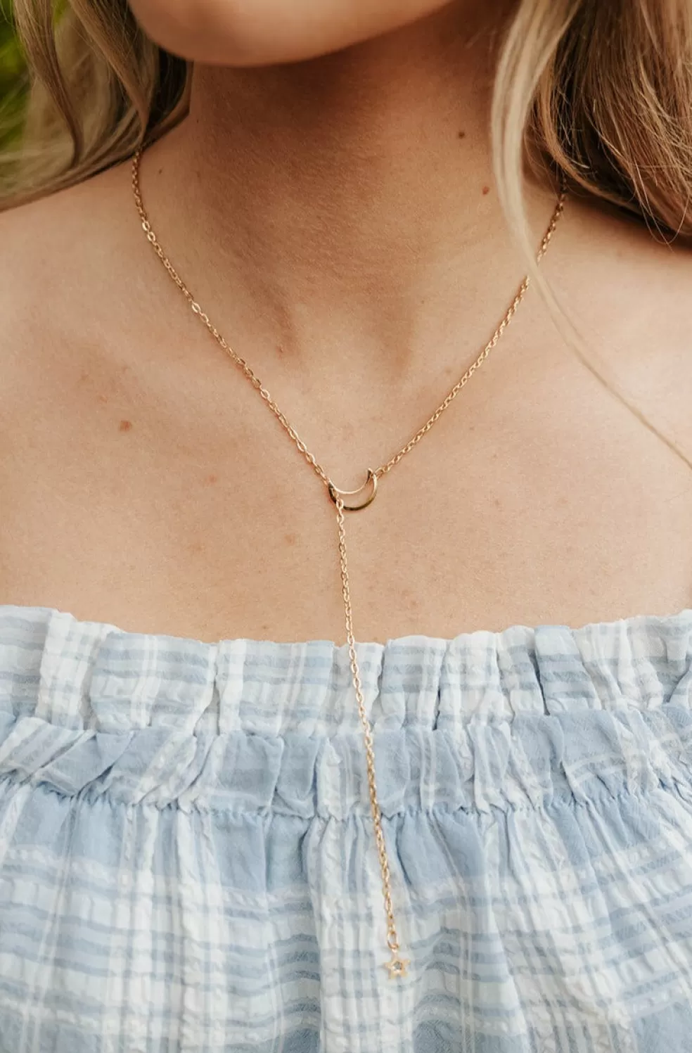 Necklaces | Ali Express Star And Moon Necklace-Gold