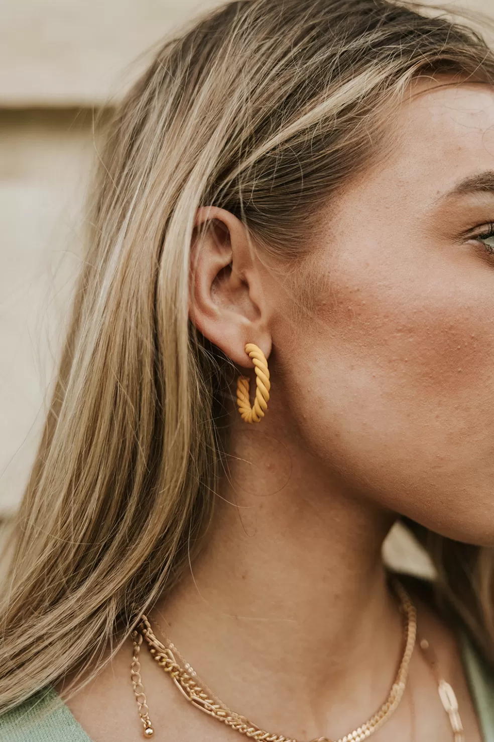 Earrings | Pannee Sun Dial Earrings-Marigold