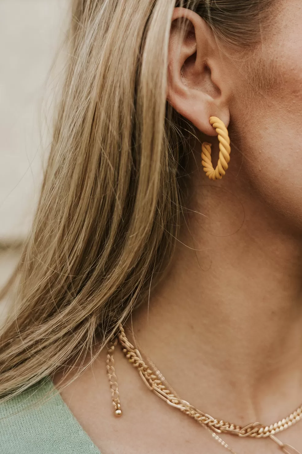 Earrings | Pannee Sun Dial Earrings-Marigold