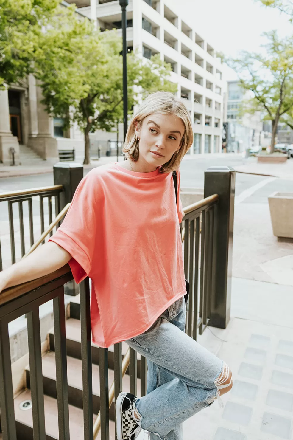 Tees | * Thriving Top-Electric Pink