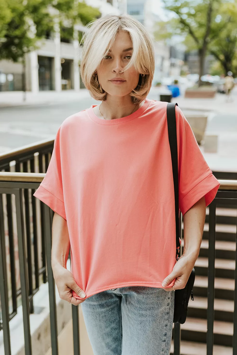 Tees | * Thriving Top-Electric Pink