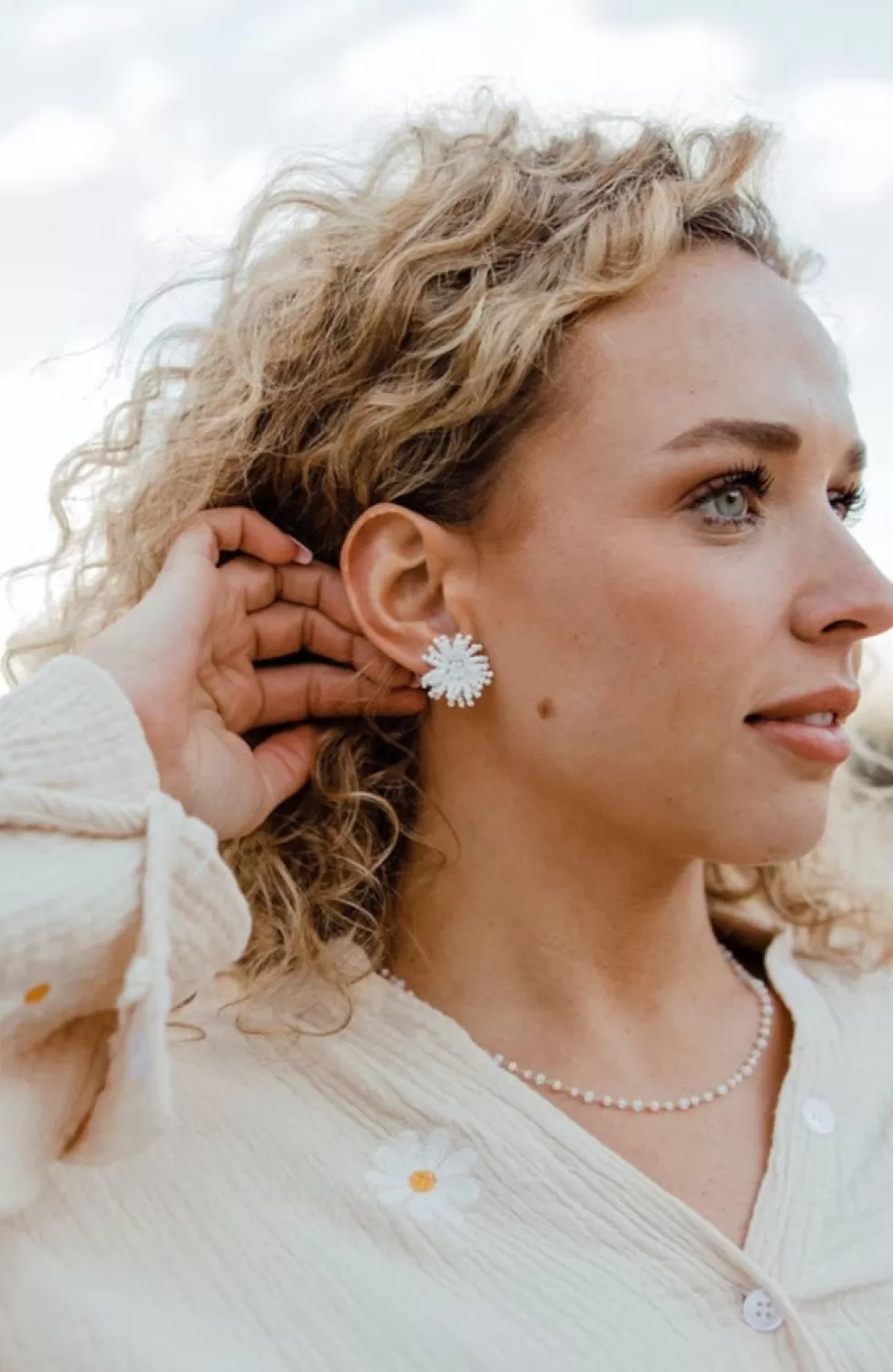 Earrings | Pannee Utopia Earrings-White