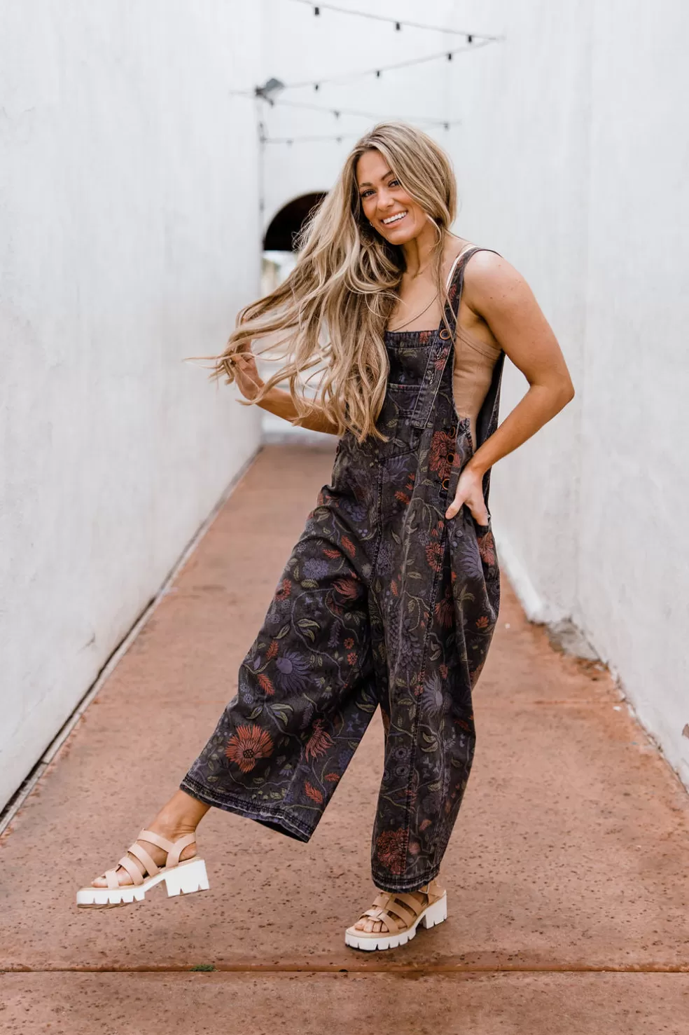 Overalls | EASEL Vemeer Overalls-Black Denim