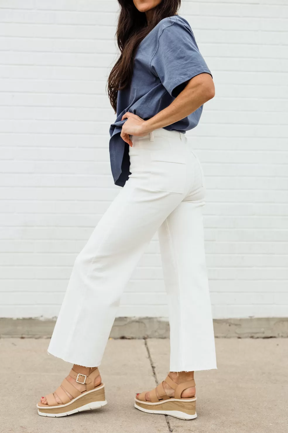 Pants | Anniewear Wells Denim-White