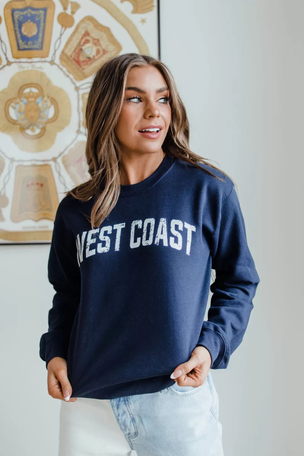 Long Sleeve | BENIE West Coast Sweatshirt-Navy